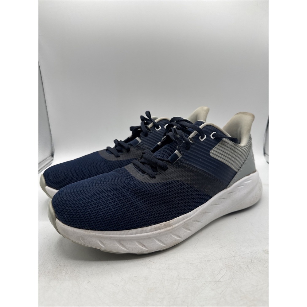 FootJoy Flex Spikeless Golf Shoes 56285 Men's Size 9.5 Navy Gray White‎ Comfort